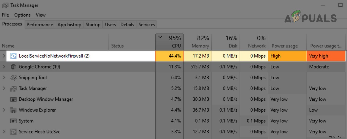 LocalserviceNoNetworkFirewall क्या है और इसके उच्च CPU उपयोग को कैसे ठीक करें?