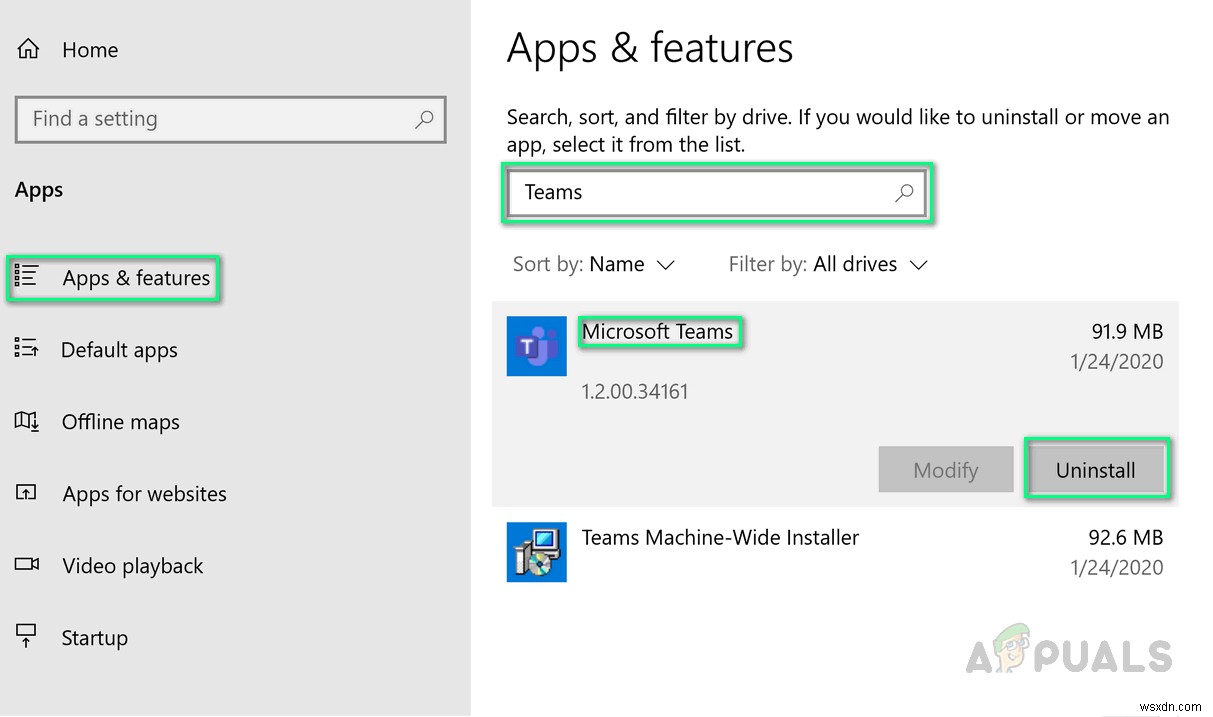 Windows 10 पर Microsoft Teams को पूरी तरह से कैसे अनइंस्टॉल करें?