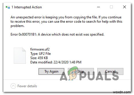 Windows 10 पर एरर कोड 0X800701B1 कैसे ठीक करें?