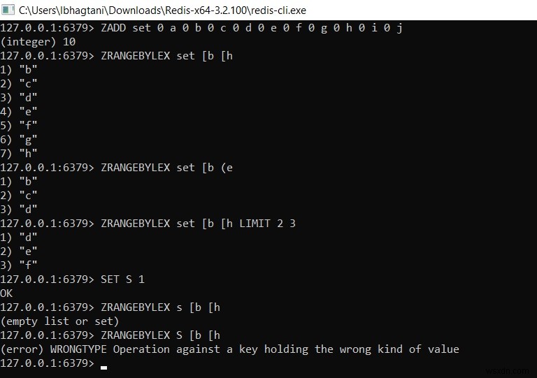 Redis ZRANGEBYLEX में महारत हासिल करें: आरोही मान रेंज के भीतर सॉर्टेड सेट एलिमेंट्स पुनर्प्राप्त करें