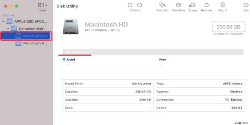 त्वरित सुधार: macOS पर मैकबुक प्रो SSD माउंट न होने, बूट न होने, या पहचाने न जाने को हल करें