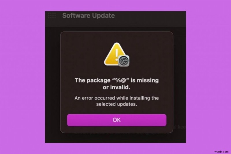 macOS Monterey अपग्रेड में  Package %@ Missing or Invalid  एरर ठीक करें