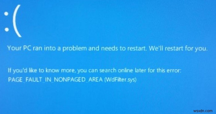 विंडोज 10 में Page Fault in Nonpaged Area BSOD को हल करें - चरण-दर-चरण मार्गदर्शिका