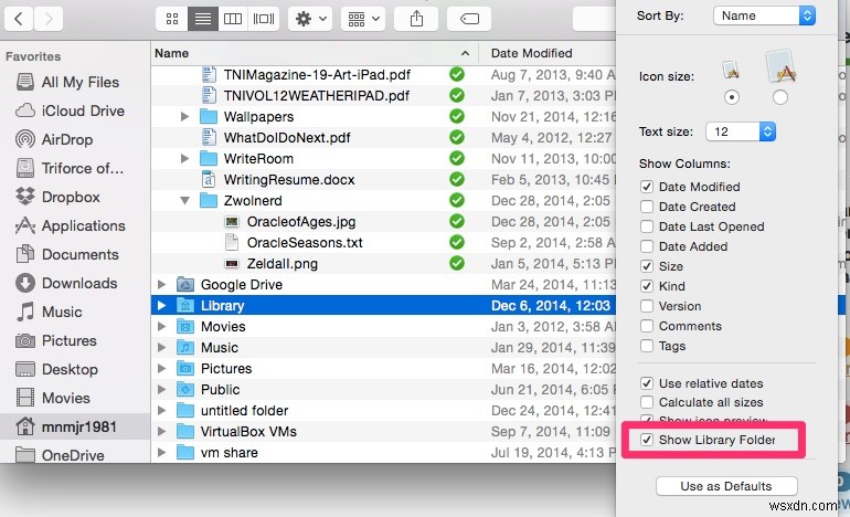 Mac के लाइब्रेरी फोल्डर तक आसानी से पहुंचें - समस्या निवारण के लिए