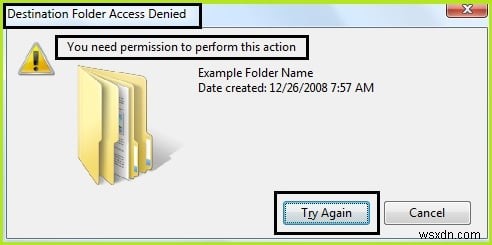 Windows में Destination Folder Access Denied एरर को कैसे हल करें