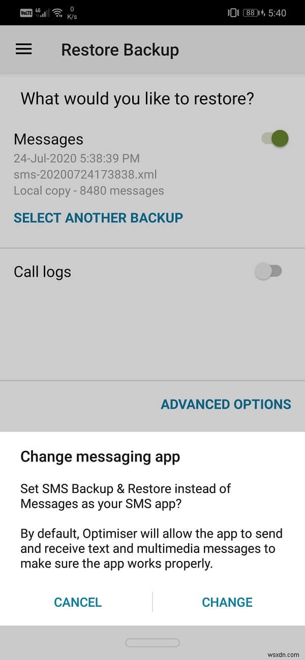 Android टेक्स्ट मैसेज का बैकअप और रिस्टोर आसानी से करें