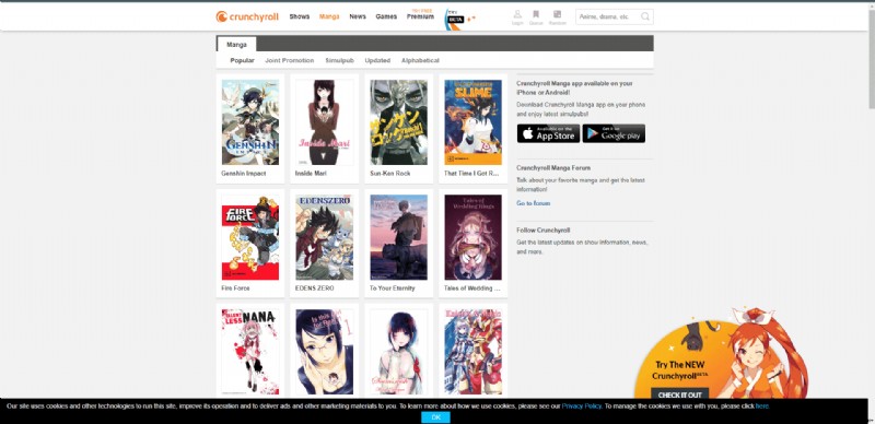 मुफ्त मंगा पढ़ने के लिए टॉप 27 Android ऐप्स