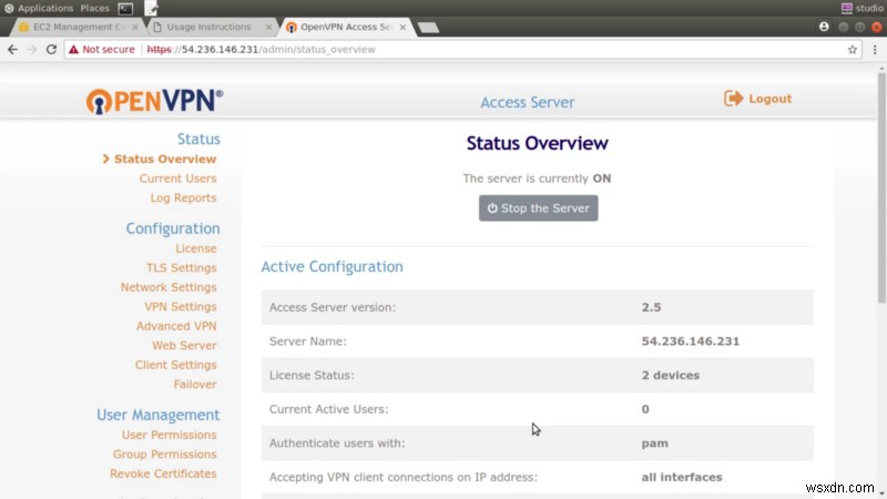 OpenVPN के साथ निजी AWS संसाधनों को सुरक्षित रूप से एक्सेस करें