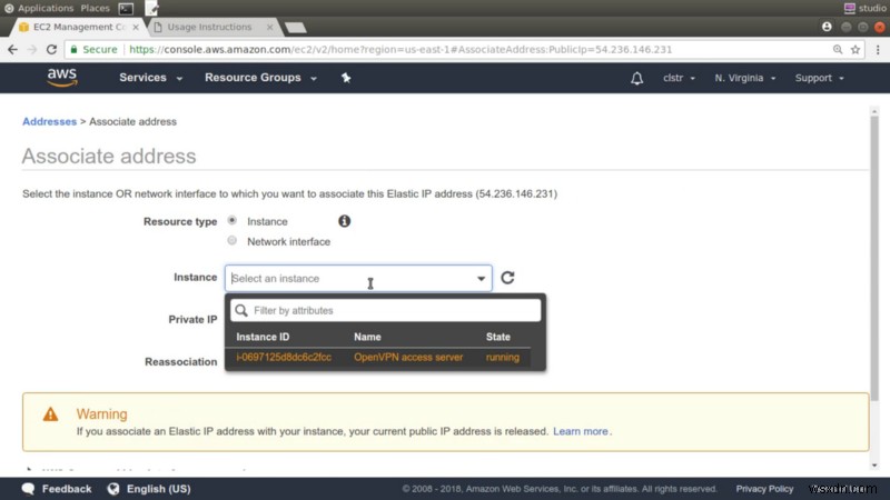 OpenVPN के साथ निजी AWS संसाधनों को सुरक्षित रूप से एक्सेस करें