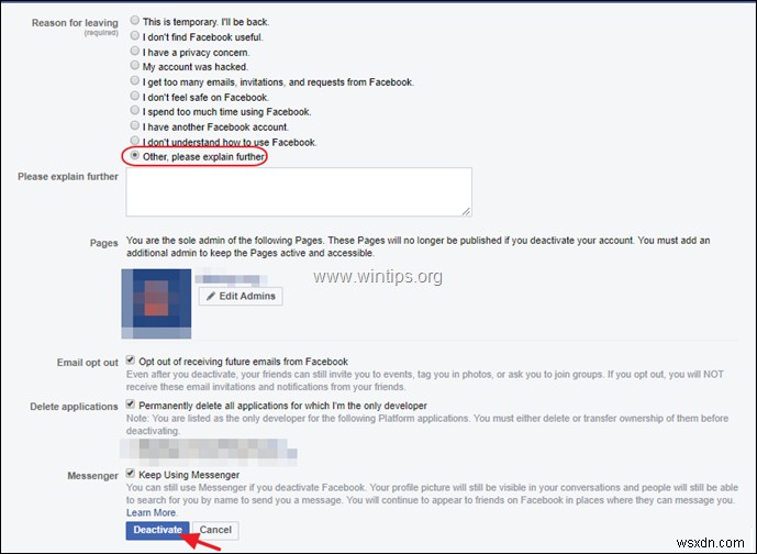 Facebook खाते को निष्क्रिय या स्थायी रूप से हटाने की चरण-दर-चरण गाइड