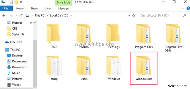Windows.old फ़ोल्डर को समझें – यह क्यों दिखाई देता है और इसे सुरक्षित रूप से कैसे हटाएं