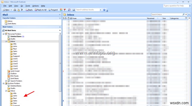 Outlook फ़ोल्डर संरचना को नई PST फ़ाइल में कॉपी करें - चरण-दर-चरण गाइड