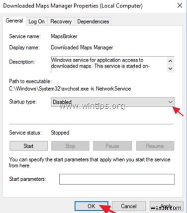 Windows Server 2016 पर Downloaded Maps Manager सर्विस त्रुटि हल करें