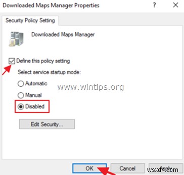 Windows Server 2016 पर Downloaded Maps Manager सर्विस त्रुटि हल करें