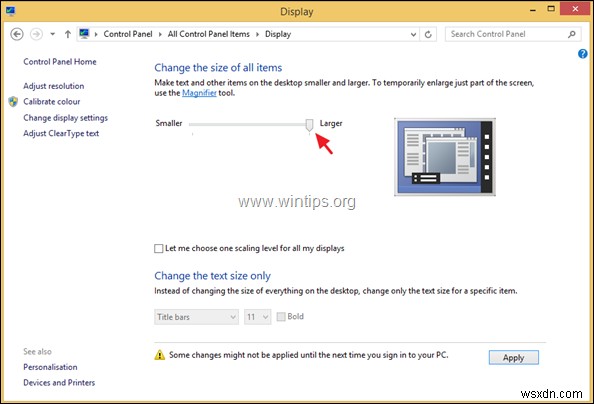 Windows 10 में 4K हाई-DPI मॉनिटर पर छोटे फॉन्ट की समस्या हल करें