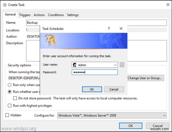 Windows शेड्यूल्ड टास्क चलाएं: बैकग्राउंड बनाम फोरग्राउंड - चरण-दर-चरण गाइड