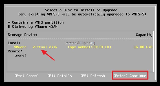 चरण-दर-चरण गाइड: बेयर-मेटल सर्वर पर VMware vSphere ESXi 6.7 इंस्टॉल करना