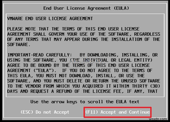 चरण-दर-चरण गाइड: बेयर-मेटल सर्वर पर VMware vSphere ESXi 6.7 इंस्टॉल करना