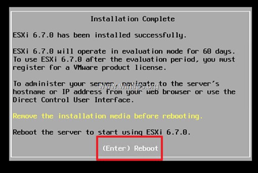 चरण-दर-चरण गाइड: बेयर-मेटल सर्वर पर VMware vSphere ESXi 6.7 इंस्टॉल करना
