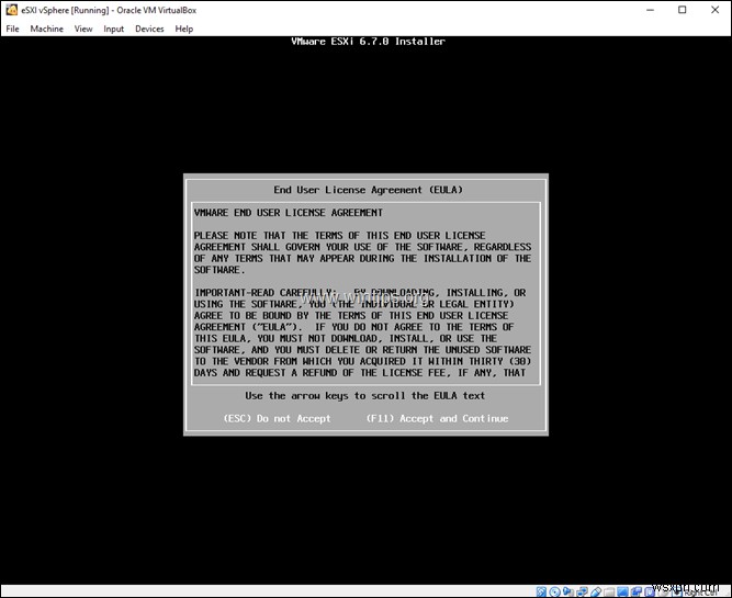 VirtualBox पर VMware ESXi 6.7 इंस्टॉल करना: चरण-दर-चरण मार्गदर्शिका