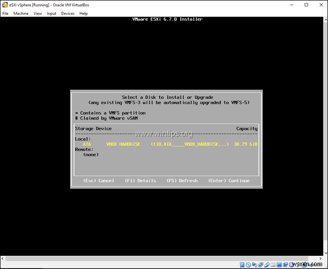VirtualBox पर VMware ESXi 6.7 इंस्टॉल करना: चरण-दर-चरण मार्गदर्शिका
