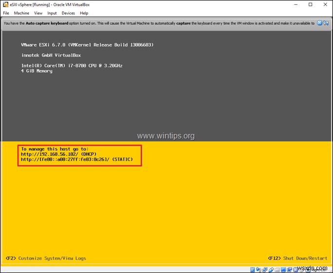 VirtualBox पर VMware ESXi 6.7 इंस्टॉल करना: चरण-दर-चरण मार्गदर्शिका