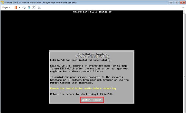 चरण-दर-चरण मार्गदर्शिका: VMware Workstation 15 पर VMware ESXi 6.7 इंस्टॉल करना