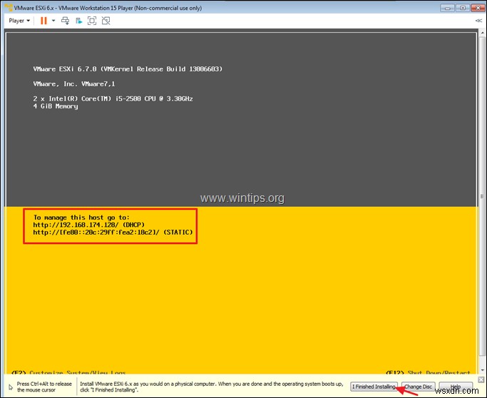 चरण-दर-चरण मार्गदर्शिका: VMware Workstation 15 पर VMware ESXi 6.7 इंस्टॉल करना