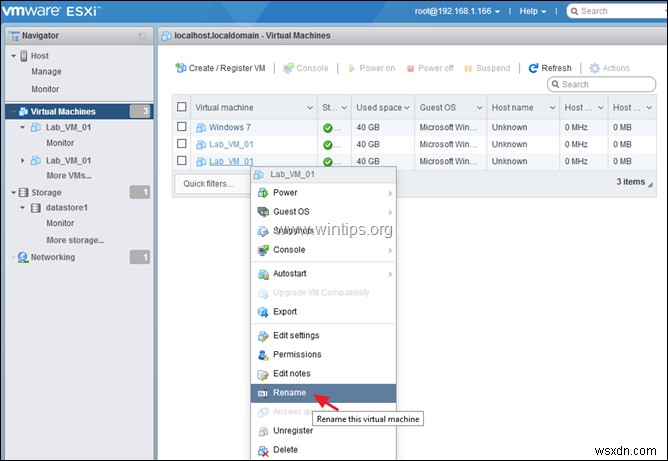 ESXi 6.7 हाइपरवाइज़र पर वर्चुअल मशीन क्लोन करने की चरण-दर-चरण मार्गदर्शिका