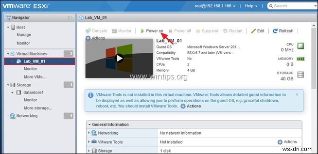 ESXi 6.7 हाइपरवाइज़र पर वर्चुअल मशीन बनाने की चरण-दर-चरण मार्गदर्शिका
