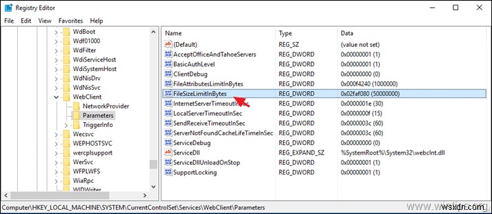 त्रुटि 0x800700DF हल करें: शेयरपॉइंट WebDAV फाइल साइज लिमिट 50MB से ऊपर बढ़ाएं