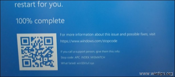 Windows 10 पर win32kfull.sys में APC Index Mismatch BSOD का सिद्ध समाधान