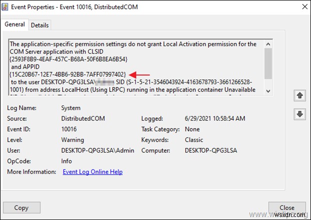 Windows 10 और सर्वर पर COM सर्वर परमिशन त्रुटियों को हल करें (इवेंट ID 10016)