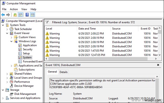 Windows 10 और सर्वर पर COM सर्वर परमिशन त्रुटियों को हल करें (इवेंट ID 10016)