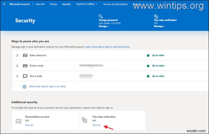 आउटलुक डेस्कटॉप में 2-स्टेप वेरिफिकेशन के साथ Outlook.com को सुरक्षित करें: चरण-दर-चरण गाइड