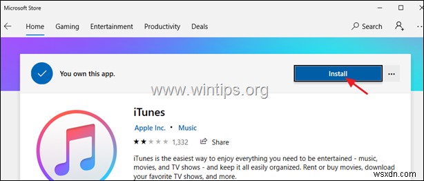 विंडोज 10 पर iTunes की  आवश्यक फाइलें गुम  त्रुटि ठीक करें