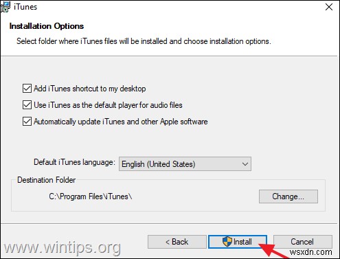 विंडोज 10 पर iTunes की  आवश्यक फाइलें गुम  त्रुटि ठीक करें