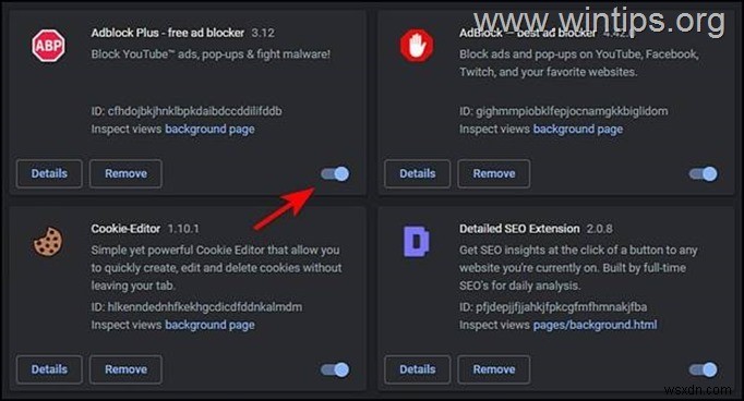 Chrome और Edge में STATUS_BREAKPOINT त्रुटियों को जल्दी हल करें