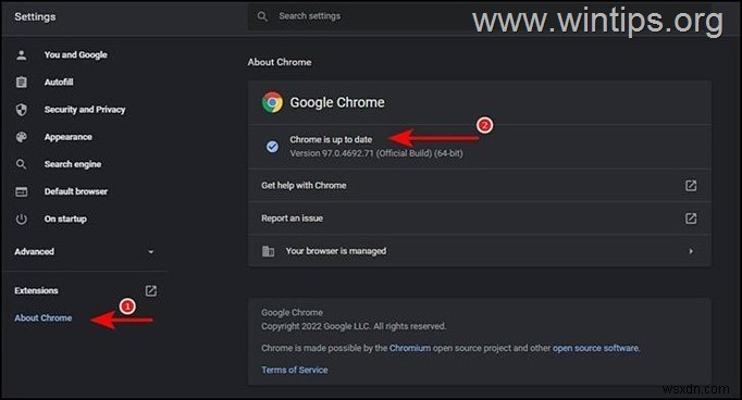 Chrome और Edge में STATUS_BREAKPOINT त्रुटियों को जल्दी हल करें
