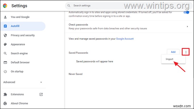 क्रोम पासवर्ड को मिनटों में नए PC में ट्रांसफर करें