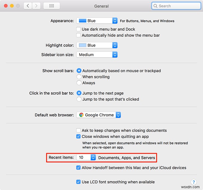 MacOS डॉक से हाल की फाइलों को त्वरित रूप से खोलें