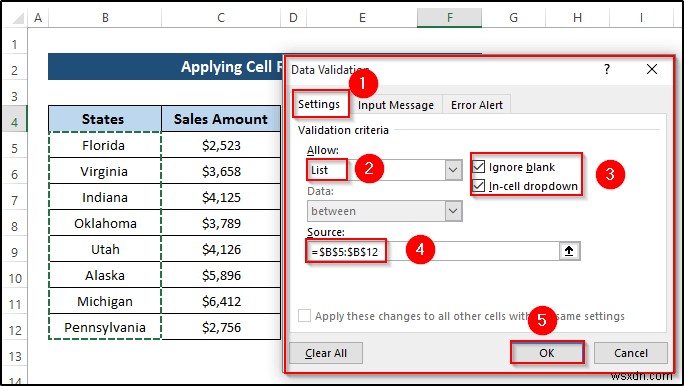 Excel में डायनामिक डिपेंडेंट ड्रॉपडाउन बनाएं: 4 चरण-दर-चरण गाइड
