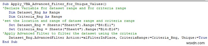 Excel VBA: एकाधिक मानदंडों के लिए एडवांस्ड फ़िल्टर में महारत हासिल करें - 5 सिद्ध तकनीकें