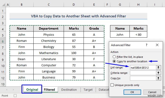 VBA में महारत हासिल करें: Excel शीट्स के बीच फ़िल्टर किया गया डेटा जल्दी और सुरक्षित रूप से कॉपी करें
