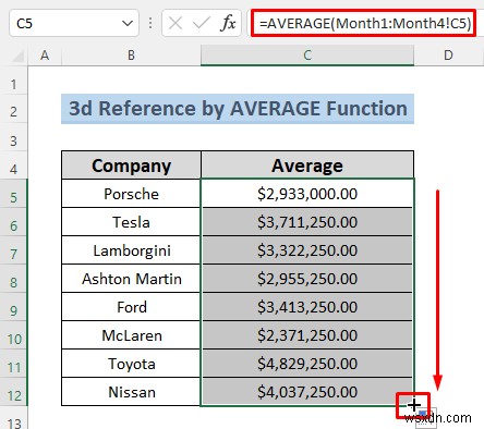 नामित रेंज के साथ 3-डी Excel संदर्भ बनाएं - 7 सरल तरीके