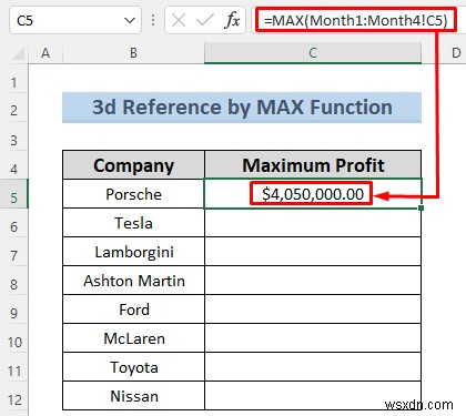 नामित रेंज के साथ 3-डी Excel संदर्भ बनाएं - 7 सरल तरीके