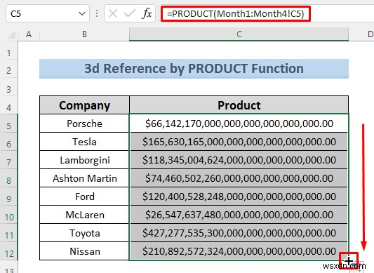 नामित रेंज के साथ 3-डी Excel संदर्भ बनाएं - 7 सरल तरीके