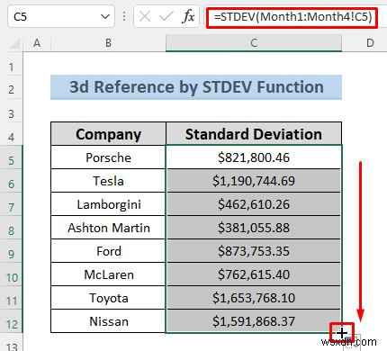 नामित रेंज के साथ 3-डी Excel संदर्भ बनाएं - 7 सरल तरीके