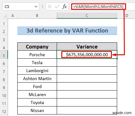 नामित रेंज के साथ 3-डी Excel संदर्भ बनाएं - 7 सरल तरीके