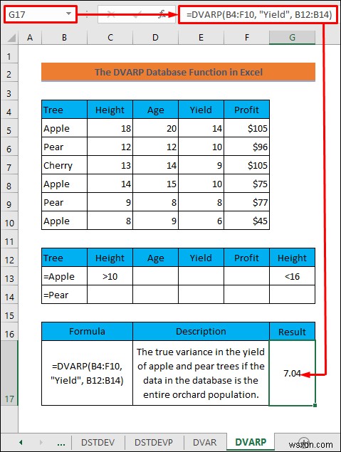 Excel डेटाबेस फ़ंक्शंस में महारत हासिल करें: व्यावहारिक उदाहरणों के साथ चरण-दर-चरण मार्गदर्शिका